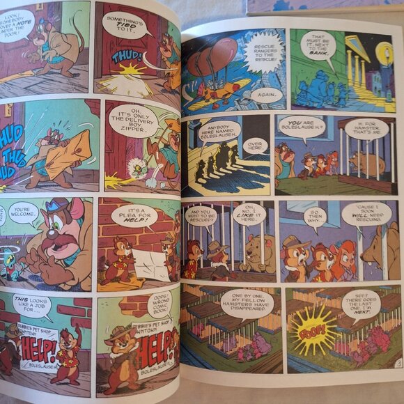 Disney Cartoon Tales Comic Books Mickey Minnie Mystery Chip Dale Rescue Rangers - Picture 5 of 6